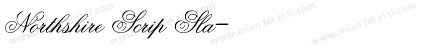 Northshire Scrip Sla字体转换